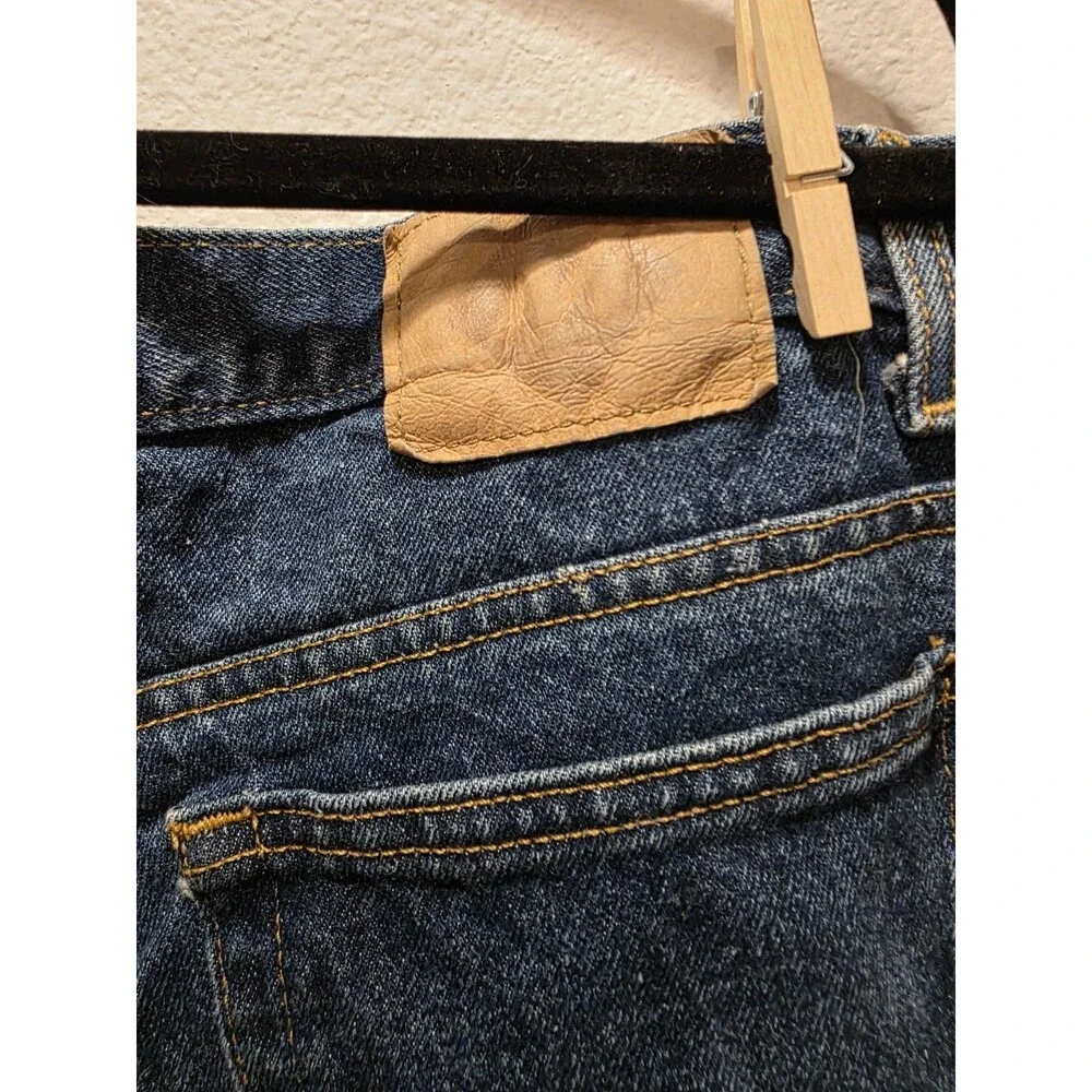 Members Mark Jeans Mens 40x32 Blue Tapered Leg Dark Wash American Denim